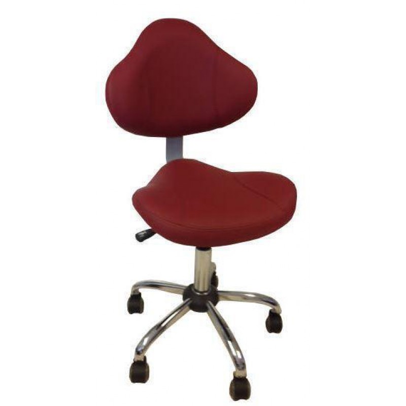 Cre8tion Technician Chair, Bright Burgundy, TC001BB (NOT Included Shipping Charge)